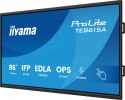 IIYAMA Monitor 86 cali TE8615A-B1AG IPS,4K,40pkt,550cd,DeepContrast-IR+, HDMI x2,DP,USB-C, 2 x 20W, OPS Slot x1, 5xUSB, 2xRJ45,8-Arr