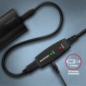 AXAGON ADR-207 USB 2.0 A-M -> A-F aktywny kabel przedłużacz/wzmacniacz 7.5m