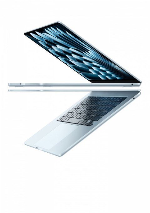 Apple MacBook Air 15.3 cala: M4 10/10, 24GB, 512GB - Błękitny