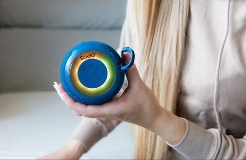 Savio Głośnik bezprzewodowy Bluetooth 5W, BS-042, Niebieski