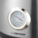 Esperanza Czajnik elektryczny z termometrem Thames 1.7L Inox