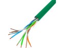 Lanberg Kabel UTP Kat.5e DRUT CU LCU5-12CU-0305-G zielony