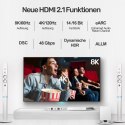 Unitek Kabel HDMI M/M 3m; v2.1; 8K; 120Hz; UHD; C139W