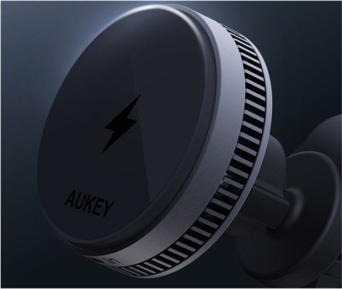 AUKEY HD-MC13A Qi2 15W 3A chłodząca ładowarka bezprzewodowa samochodowa