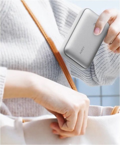 AUKEY PB-Y57 White Mini PowerBank 20000mAh 22.5W 2xUSB PD 3.0 QC 3.0 LED