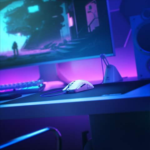 GLORIOUS MYSZ PC RACE MODEL O- GAMING WHITE MATOWA