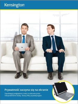 Kensington Filtr prywatyzujący, 2-stronny, zdejmowany, do monitora 27 cali, 16:9