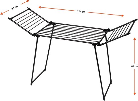 PROMIS SUSZARKA NA PRANIE CZARNA AMALFI SU120