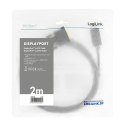 LogiLink Kabel DisplayPort 1.2 do DVI 2m Czarny