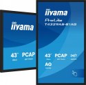 IIYAMA Monitor 43 cale T4329AS-B1AG VA,4K,HDMIx2,USB-C,RJ45,2x10W,WiFi, Android 14, Signal FailOver, Whiteboard, iiSignage (CMS), i