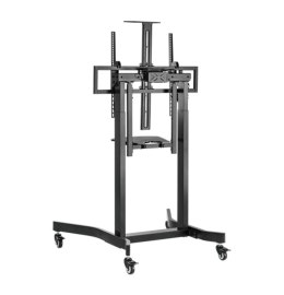 GEMBIRD STOJAK POD TELEWIZOR REGULACJĄ WYSOKOŚCI MOBILNY, NA KÓŁKACH, 55