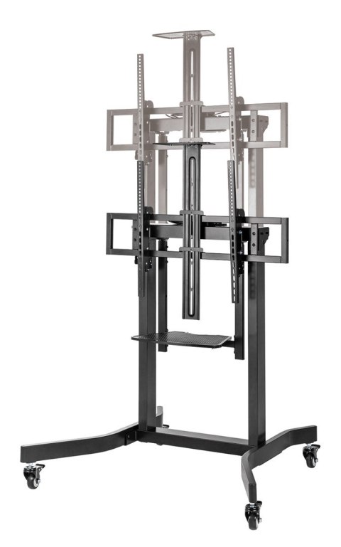 GEMBIRD STOJAK POD TELEWIZOR REGULACJĄ WYSOKOŚCI MOBILNY, NA KÓŁKACH, 55"-100"
