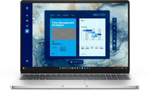 Dell Laptop Dell Pro 16 PC16250 W11P C3 100U/8GB/512GB CL25/16.0 FHD+/Int/FgrPr/Cam&Mic/WLAN+BT/BcklKb/3C/3YPS Magnetite color, textu