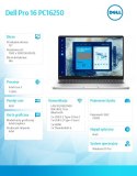Dell Laptop Dell Pro 16 PC16250 W11P C3 100U/8GB/512GB CL25/16.0 FHD+/Int/FgrPr/Cam&Mic/WLAN+BT/BcklKb/3C/3YPS Magnetite color, textu