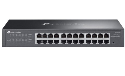 TP-LINK Przełącznik Omada ES224G 24-Port GB Easy Managed Switch PORT: 24× Gigabit RJ45 Ports