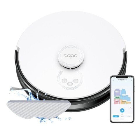 TP-LINK Robot odkurzający i mopujący z czujnikiem LiDAR Tapo RV30 LiDAR + Gyro Navigation, Vacuum & Mop 2-in-1, 4200Pa, 5000mAh Battery