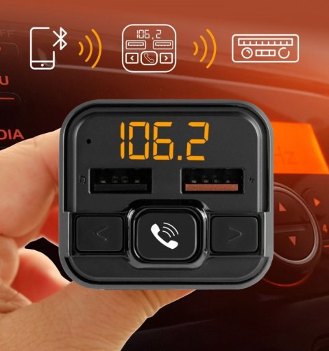 Hama Transmter FM z bluetooth z ładowarką 18W