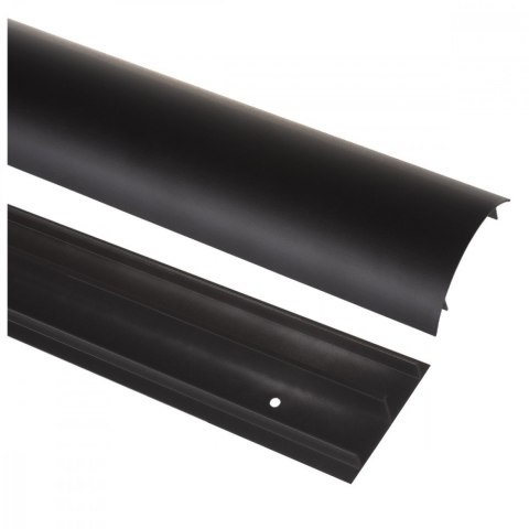 Maclean Listwa maskująca MC-814 B aluminiowa, czarna