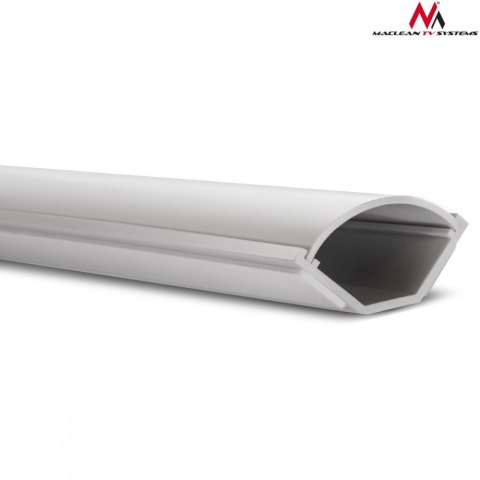 Maclean Listwa maskująca kanał kablowy 1.5m 43x23 mm Biała MCTV-575 z taśmą
