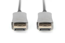 Digitus Kabel połączeniowy hybrydowy AOC DisplayPort 1.4 8K/60Hz UHD DP/DP M/M 15m Czarny