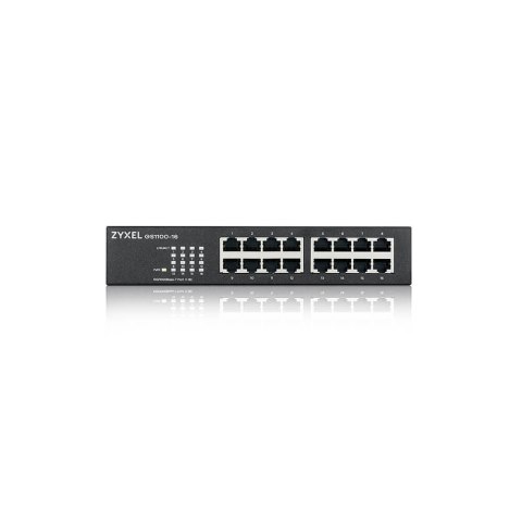 Zyxel Przełącznik niezarządzalny GS1100-16-EU0103F 16x Gigabit Unmanaged Switch GS1100-16-EU0103F