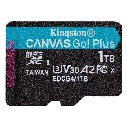 Kingston Karta pamięci microSD 1TB Canvas Go! Plus 200MB/s A2 U3 V30