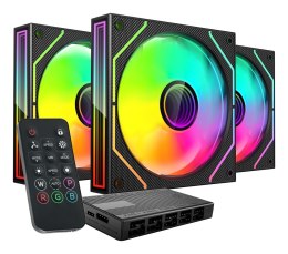 TACENS MARS MF-3DPROKIT FANS 120 ARGB x3 BK- wentylatory+hub+pilot (TACMARS-MF3DPROKIT)
