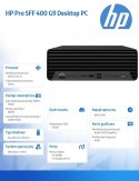HP Inc. Komputer 400 SFF G9 i5-12500 512GB/16GB/W11P 9H7N5ET