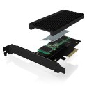 IcyBox Karta PCI na M.2 SSD NVMe IB-PCI208-HS z radiatorem