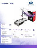 Sapphire Technology Karta graficzna Radeon RX 9070 PURE 16GB OC GDDR6 256bit 2DP/2HDMI