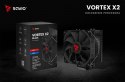 Savio Chłodzenie procesora CPU Vortex X2 Black