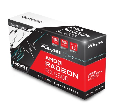 Karta graf. SAPPHIRE PULSE RADEON RX 6600 GAM 8GB (WYPRZEDAŻ)