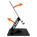 Media-Tech Obrotowa, ergonomiczna podstawka pod laptopa 10-17 LAPTOP STAND ROTO MT2662 pełna regulacja