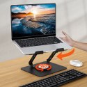 Media-Tech Obrotowa, ergonomiczna podstawka pod laptopa 10-17 LAPTOP STAND ROTO MT2662 pełna regulacja