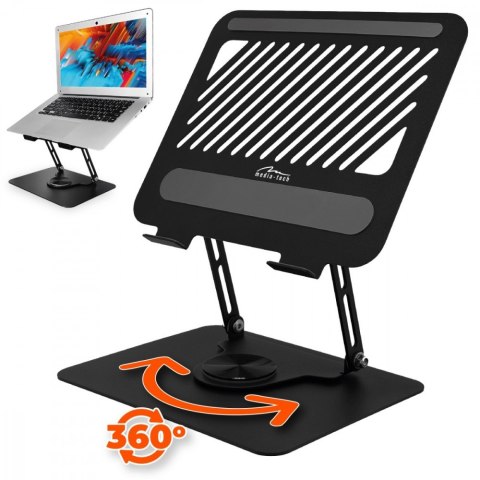 Media-Tech Obrotowa, ergonomiczna podstawka pod laptopa 10-17 LAPTOP STAND ROTO MT2662 pełna regulacja