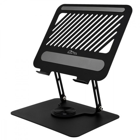 Media-Tech Obrotowa, ergonomiczna podstawka pod laptopa 10-17 LAPTOP STAND ROTO MT2662 pełna regulacja