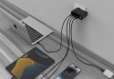 GEMBIRD 4-PORTOWA SZYBKA ŁADOWARKA SIECIOWA GAN (PD) USB (3X USB-A + 1X USB TYP-C) 100W, CZARNA