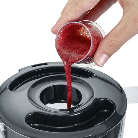 SEVERIN MIKSER KIELICHOWY CZARNY POJ. 1,5 L Z TRITANU, 2 STOPNIE PRĘDKOŚCI, WYJMOWANE 4-LISTNE OSTRZE ZE STALI, 600W SM 3707