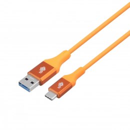 TB Kabel USB 3.0 - USB C 2m PREMIUM 3A pomarańczowy TPE