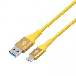 TB Kabel USB 3.0 - USB C 2m PREMIUM 3A żółty TPE