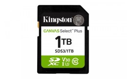 Kingston Karta pamięci SD 1TB Canvas Select Plus Gen3 150MB/s