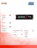 GOODRAM Dysk SSD PX700 4TB M.2 PCIe 2280 4x4 7400/6500MB/s
