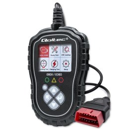 Qoltec Cyfrowy Tester diagnostyczny ProLine | OBDII EOBD | 8V-25V | DualSystem