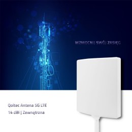 Qoltec Antena 5G | 14dBi | zewnętrzna