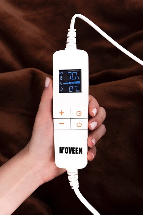 Koc elektryczny NOVEEN EB655, 180x130cm, brązowy