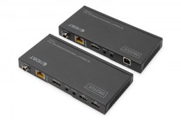 Digitus Przedłużacz/Extender KVM HDMI+USB HDBaseT 70m 4K30Hz HDCP 2.2 PoC (Power over Cable) audio IR zestaw