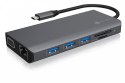 IcyBox Stacja dokująca IB-DK4070-CPD 12w1,2xHDMI,AUDIO,CR,VGA