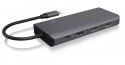 IcyBox Stacja dokująca IB-DK4070-CPD 12w1,2xHDMI,AUDIO,CR,VGA