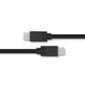 Qoltec Kabel USB 3.1 typ C męski | USB 3.1 typ C męski | 1.4m | Czarny