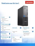 Lenovo Komputer ThinkCentre Neo 50s G5 SFF 12XF0029PB W11Pro i3-14100/16GB/512GB/INT/DVD/3YRS OS